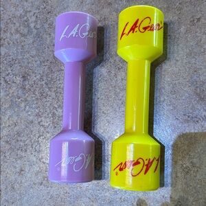 L.A. Gear 80’s vintage 1/2 pound dumbbells 💪
